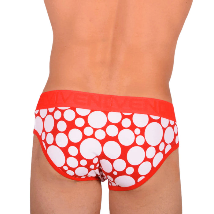 Modus Vivendi Brief Polka dot Slip Pour Homme Red 08812 39