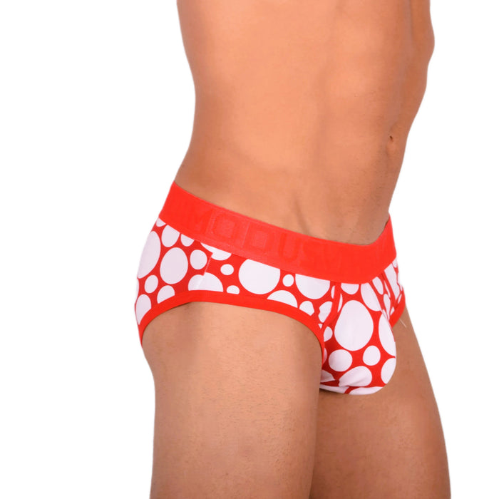 Modus Vivendi Brief Polka dot Slip Pour Homme Red 08812 39