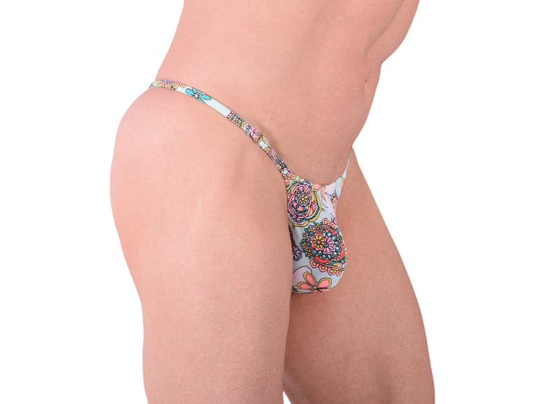 Small SMU Gardens Swim and Tanning O-Ring Thong 100646 MX9