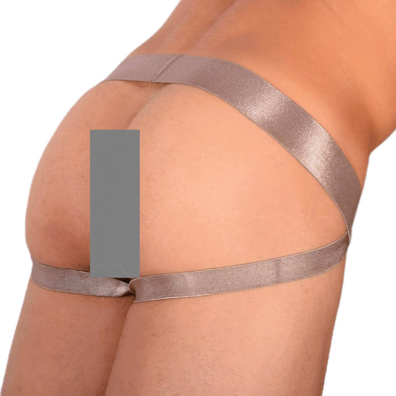 Modus Vivendi Jockstrap V.Fluid Sheer Elegant Jock Velvet-Feel Camel 10111 11