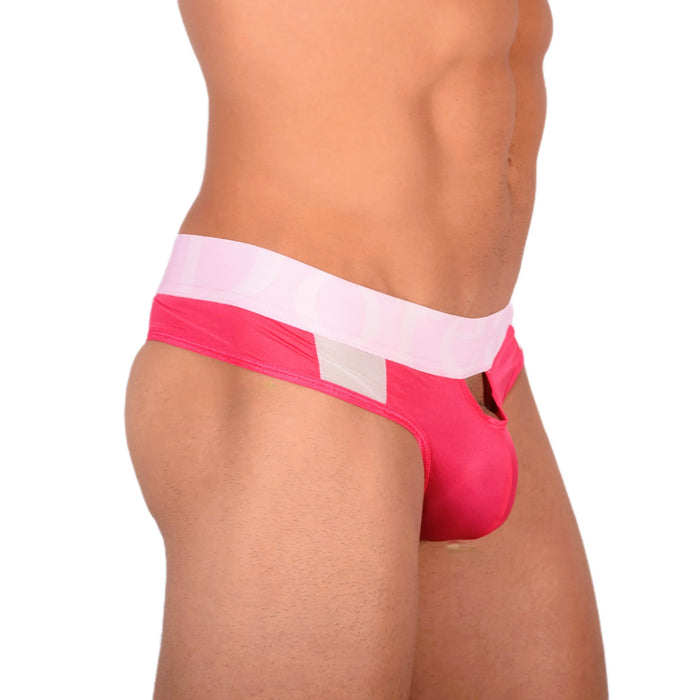 Doreanse Window Thong Soft Sleeky Low-Rise Thongs Fushia 1224 9