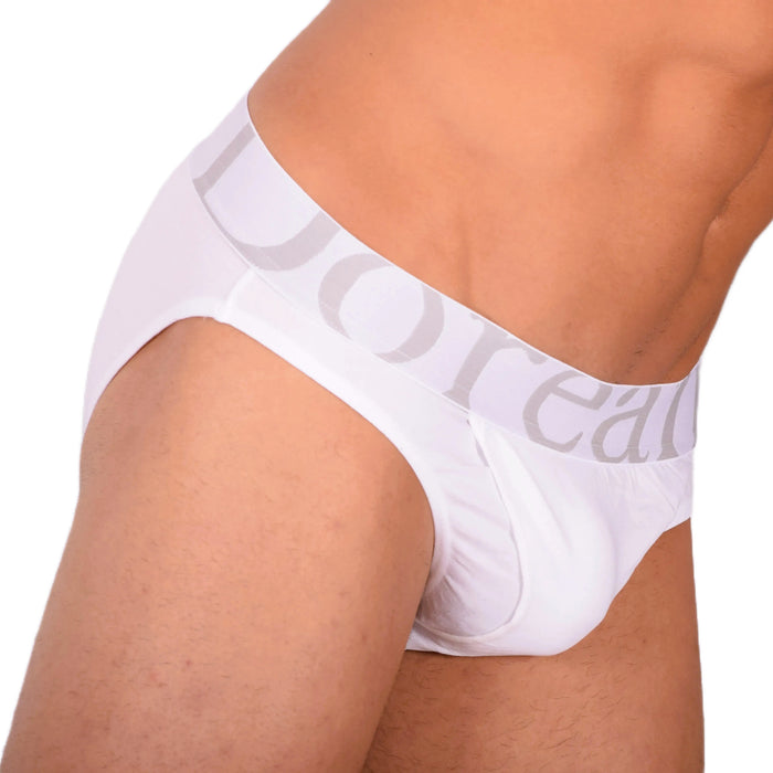 DOREANSE Brief Mens Slip With Pouch Reforming White 1225 9