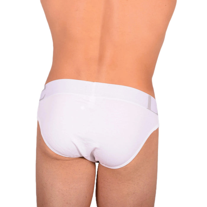 DOREANSE Brief Mens Slip With Pouch Reforming White 1225 9