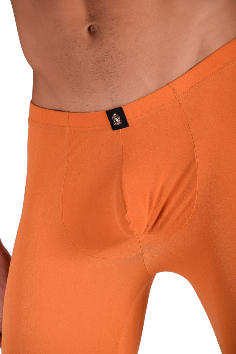 SMU Mens Legging Tight Fit Smoothie Orange S/M 12565 MX8