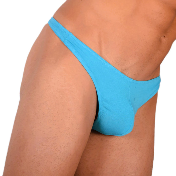 DOREANSE Cotton Modal Mens Thong Underwear For Men Turquoise 1280 12