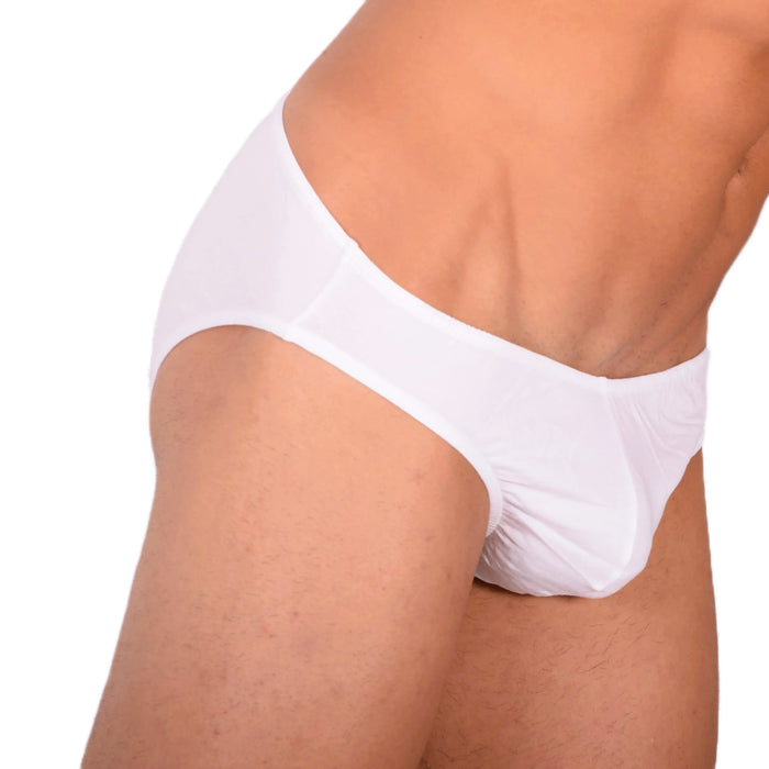 DOREANSE Micro Brief Basic Mens Slip Homme Casual Underwear White 1281 13