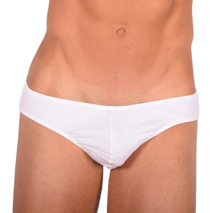 DOREANSE Micro Brief Basic Mens Slip Homme Casual Underwear White 1281 13