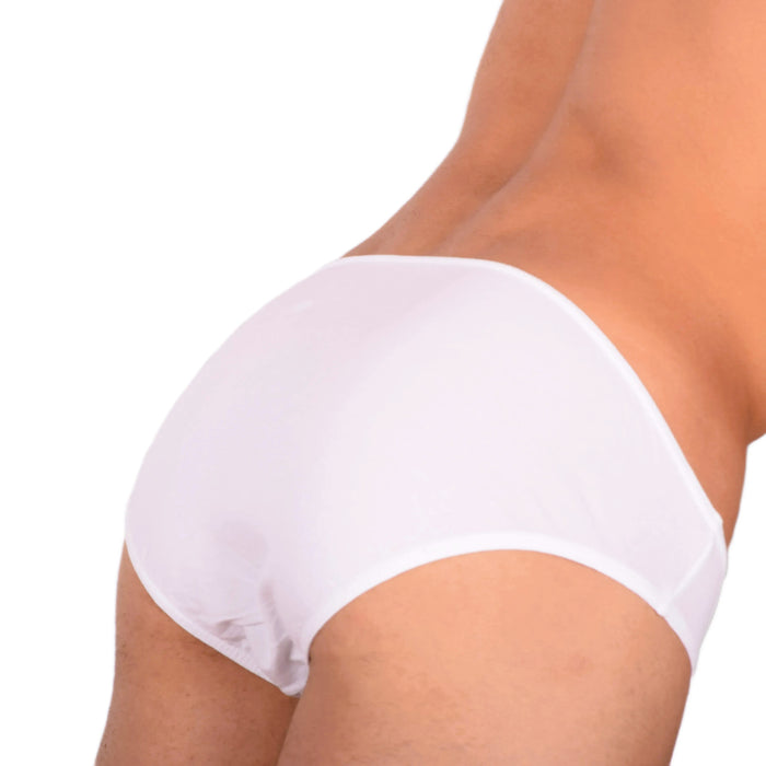 DOREANSE Micro Brief Basic Mens Slip Homme Casual Underwear White 1281 13