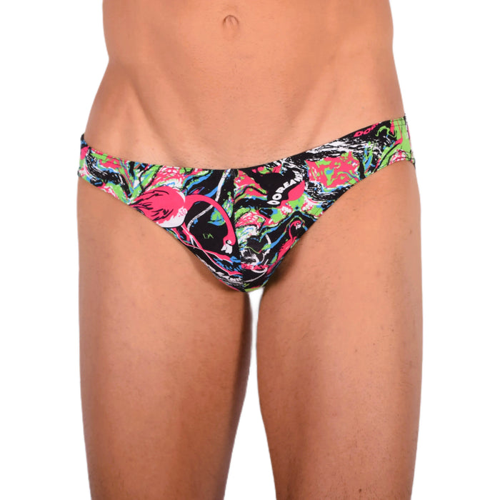 Doreanse Flamingo Splash Paint Print Casual Brief Herren Slips Homme 1361 8