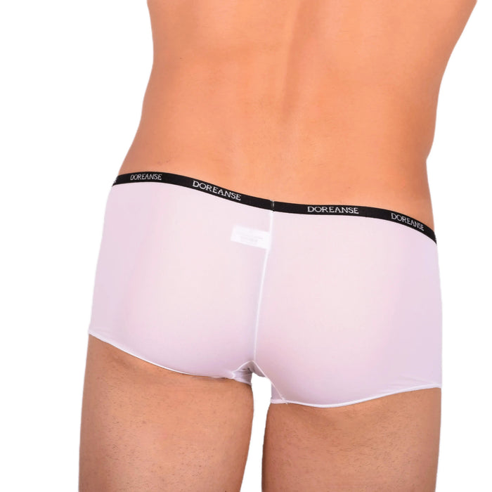 DOREANSE Aire Mini Trunk Super Low Rise Mens Boxer White 1590 9