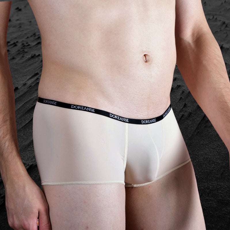 DOREANSE Mens Boxers  Low rise Boxer Homme second skin sheer 1590 9