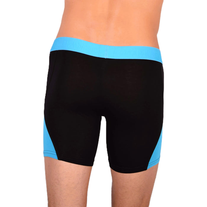 Doreanse Boxer Brief Micro Modal Soft Casual  Black-Blue Combo 1754 10