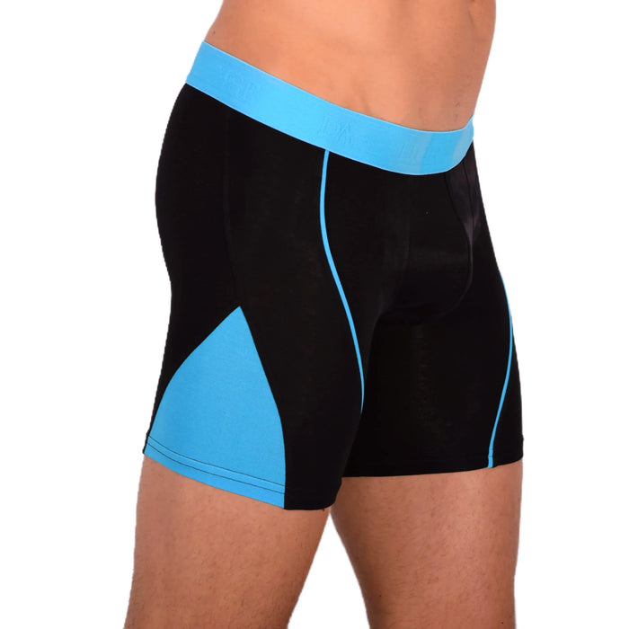 Doreanse Boxer Brief Micro Modal Soft Casual  Black-Blue Combo 1754 10