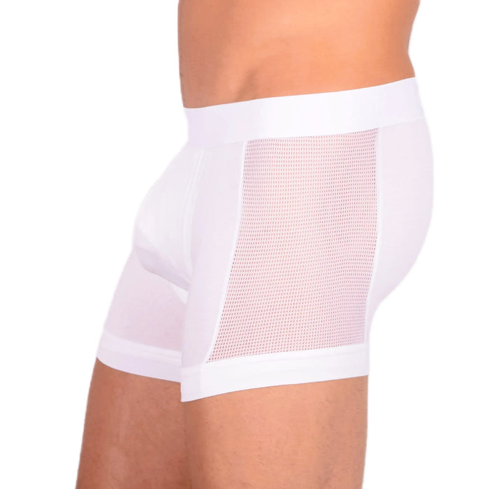 Doreanse Boxer Brief With Side Mesh Panel 1761 White 5