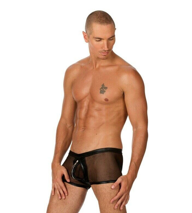 XS Gregg Homme Briefs Forbiden Zippered See-through Brief 87105 146