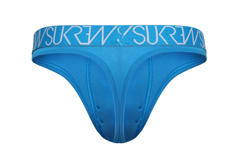 SUKREW Classic Cotton Thong Flexible Large Contoured Pouch Blue Azure 2
