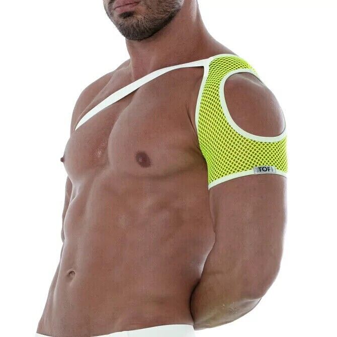 TOF PARIS Neon Mesh Shoulder Harness Neon Yellow Fluorescent 17