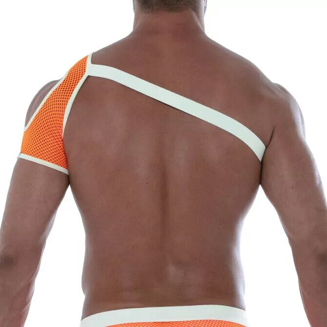 TOF PARIS Mesh Shoulder Harness Orange Neon Fluorescent 17