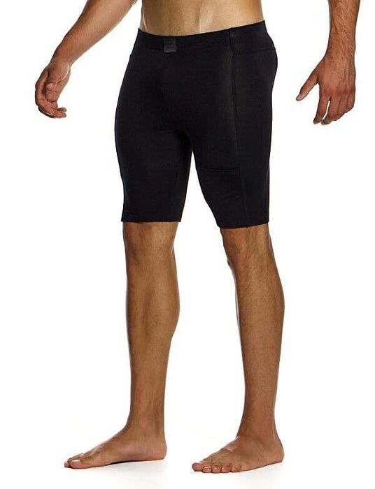 MODUS VIVENDI Bamboo Biker Shorts Long Trunk Black 13423 B84