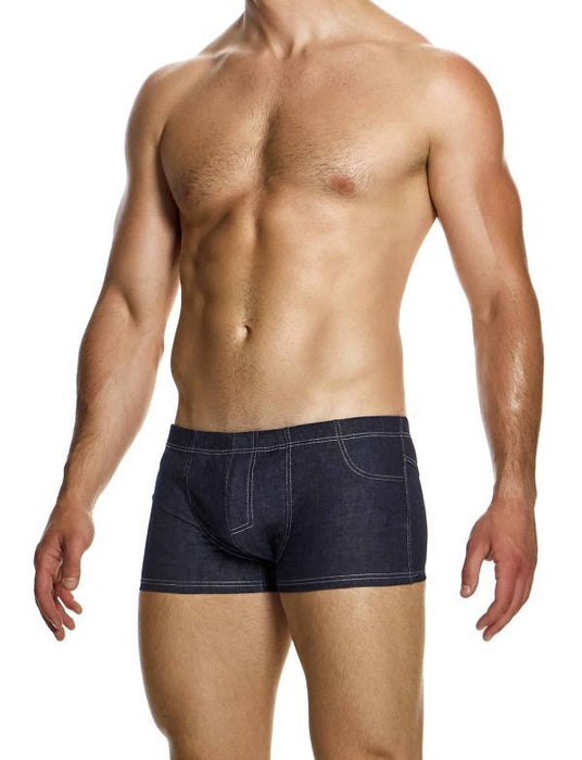 Modus Vivendi Raw Denim Boxer Trunk Polished Lavish Blue 11421 46