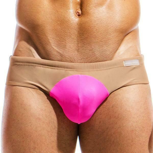 MODUS VIVENDI Swim Briefs Highlight Swimwear Fluorescent Neon Fushia IS1812 154