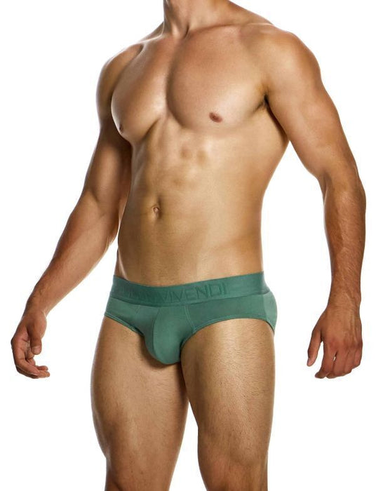 Modus Vivendi Classic Brief Bamboo Eco-Jacquard Briefs Khaki Green 13415 184