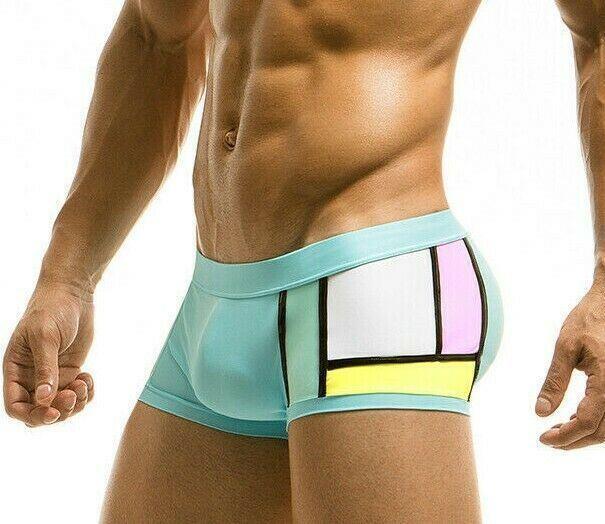 Modus Vivendi Swimwear Mondrian Inspired Swim-Trunks Front Lining S1526 67