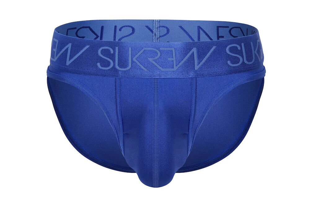 SUKREW Classic Brief Stretch Unlined Large Contoured Pouch Brief in Sapphire 39