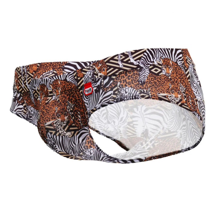 Brief PIKANTE Clay Anatomic Briefs Shaped Pouch Tiger Print 8718 2