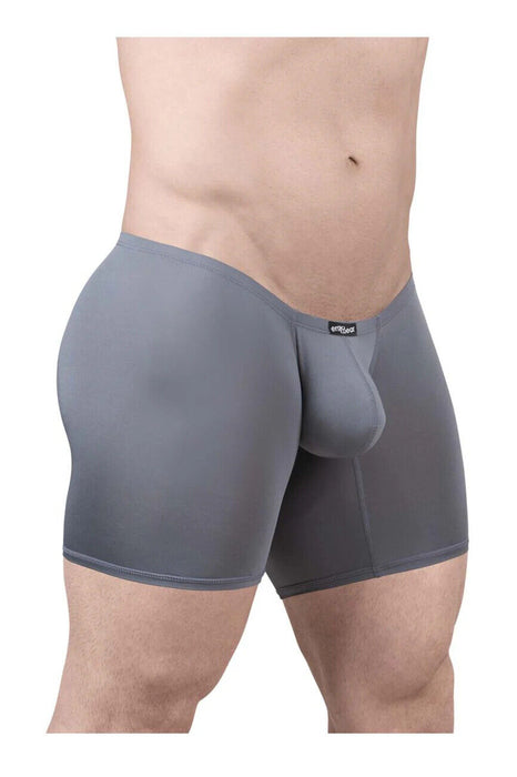 ErgoWear MidCut X4D Long Boxer Briefs 3D Seamed Pouch in Gray 1706