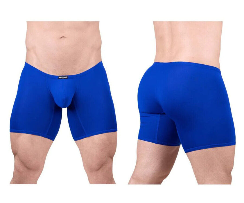 ErgoWear MidCut X4D Long Boxer Briefs 3D Seamed Pouch in Royal Blue 1710