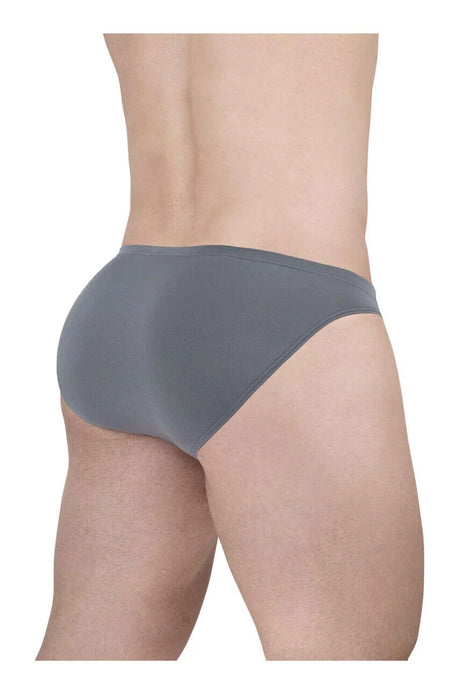 ErgoWear X4D Low Rise Bikini-Briefs Ergonomically Shaped Pouch in Gray 1704