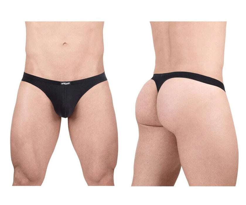 ErgoWear X4D Thongs Quick Dry and Resilient Soft Thong in Black 1699