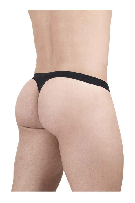 ErgoWear X4D Thongs Quick Dry and Resilient Soft Thong in Black 1699