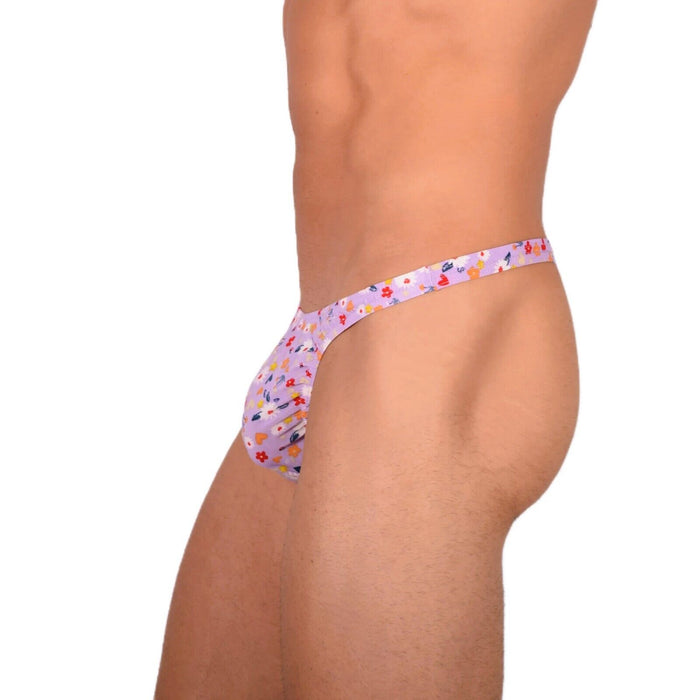 XS/S Smu Tanning Walking around Flowers Thong MX18 33967