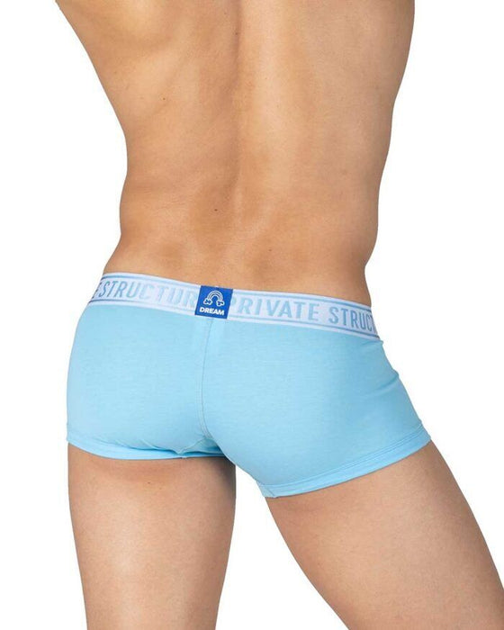 PRIVATE STRUCTURE Boxer Trunks 3D Contour Pouch PRD Dream Atlantic Blue 4386a1