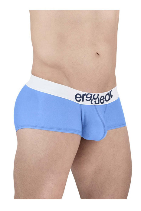 ErgoWear Boxer MAX Cotton Light-Weight Trunks in Light Blue 1713