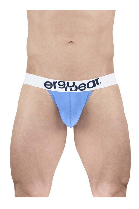 ErgoWear Thongs MAX Cotton Lightweight Men Thong in Light Blue 1711