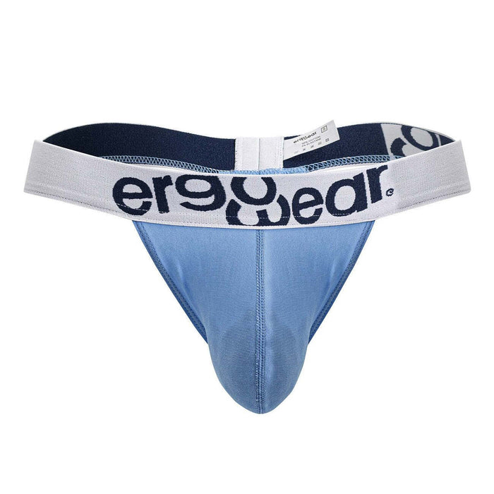 ErgoWear Thongs MAX Cotton Lightweight Men Thong in Light Blue 1711