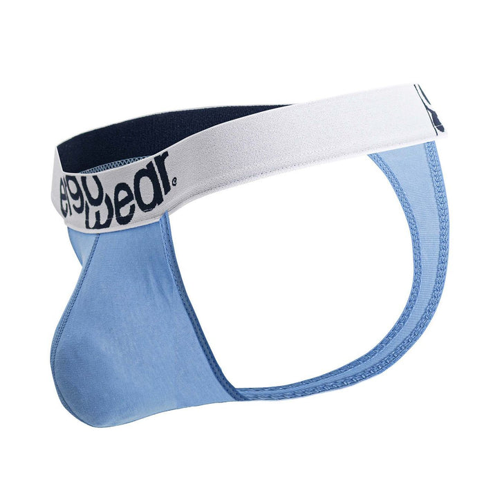 ErgoWear Thongs MAX Cotton Lightweight Men Thong in Light Blue 1711