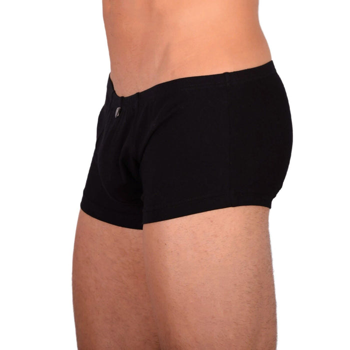 SMALL SMU Tanning Walking around sheer Black Boxer MX19 33977