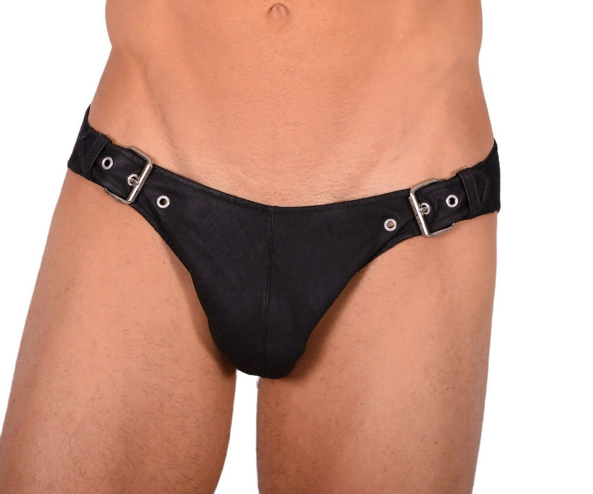 OS Smu Tanning Walking around sheer Black Brief  MX19 33979