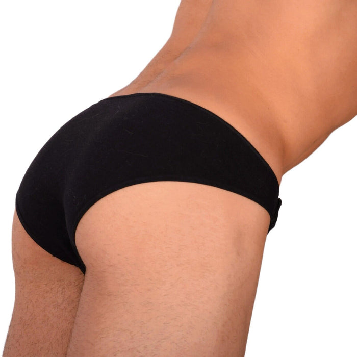 OS Smu Tanning Walking around sheer Black Brief  MX19 33979