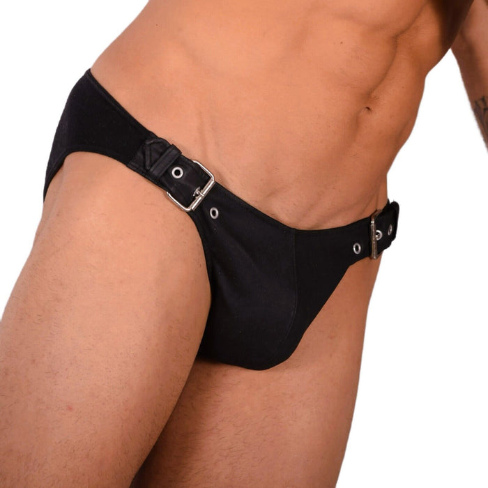 OS Smu Tanning Walking around sheer Black Brief  MX19 33979