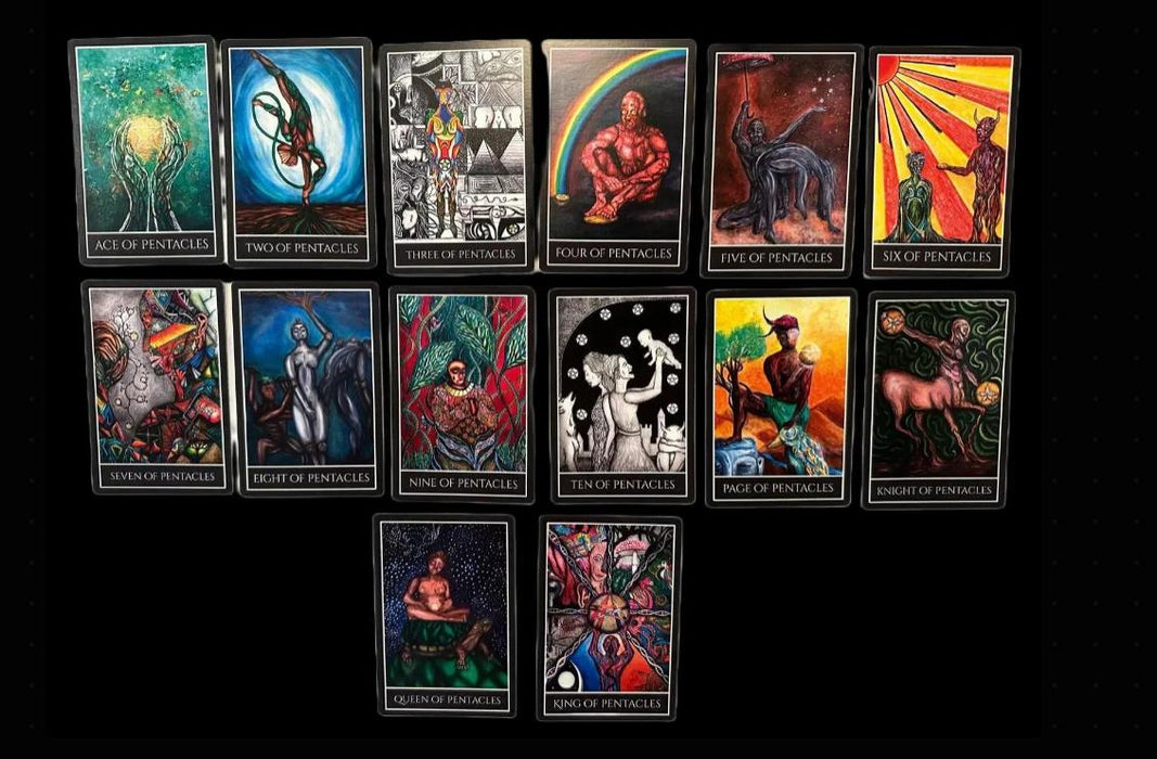 The Shapeshifting Tarot Cards - Full Deck Unique Artwork By SATIN BEES