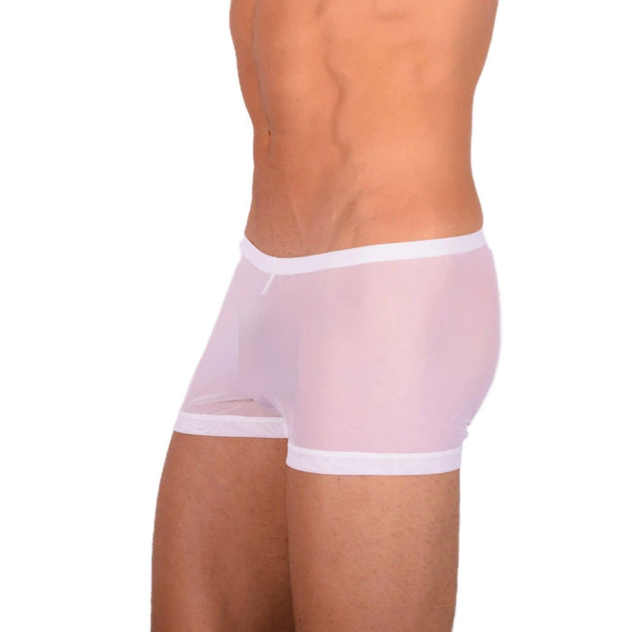 2XS/XS SMU Tanning Walking around C-Thru White Mini Boxer MX19 34032