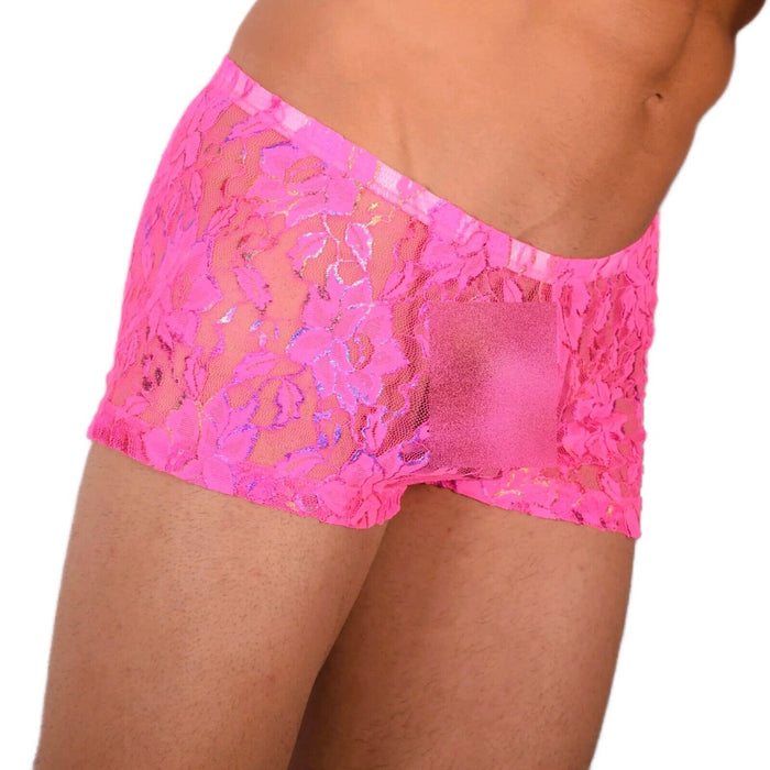 2XS/XS Smu Tanning Walking around C-Thru Pink Mini Boxer MX19 34033