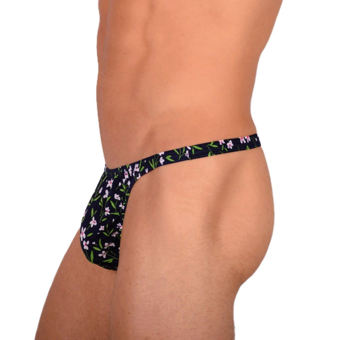 XS/S SMU Tanning Walking around Floral Thong MX19 34038