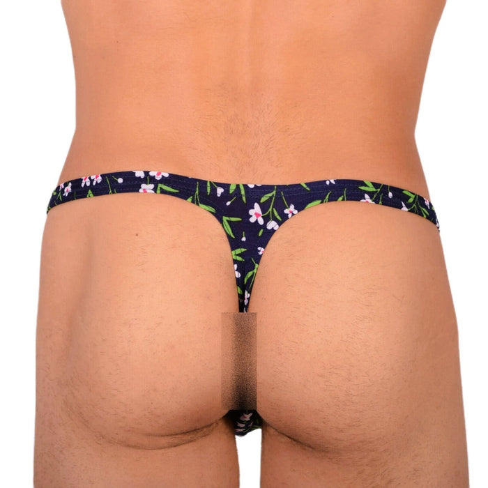 XS/S SMU Tanning Walking around Floral Thong MX19 34038