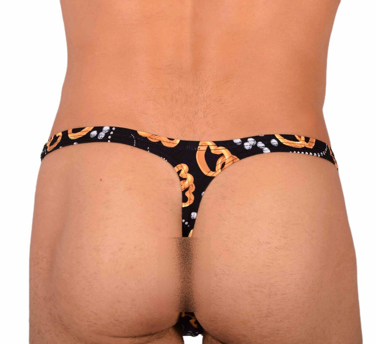 XS/S Smu Tanning Walking around Black Rings Thong MX19 34042